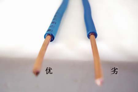 電線電纜優(yōu)劣對(duì)比