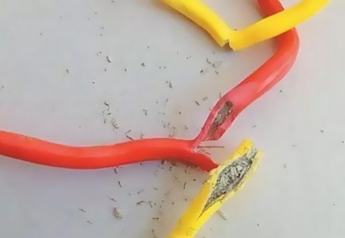 質量差的電線